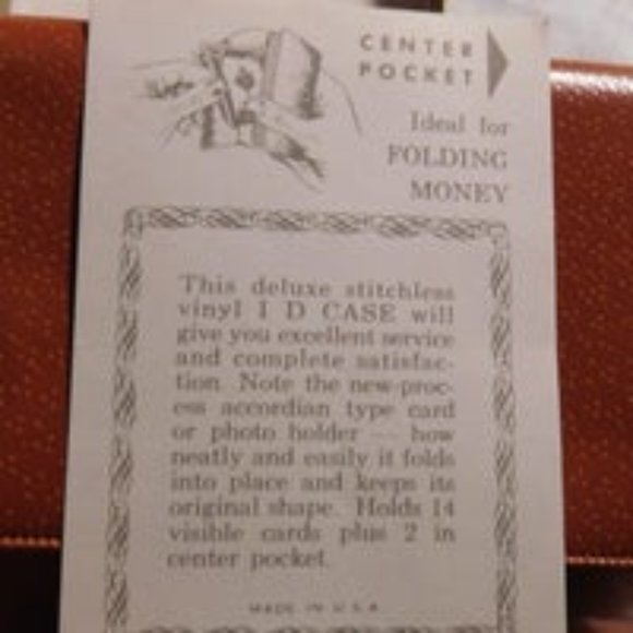 Mascot Wallet Billfold Wallet Vintage - Picture 7 of 7